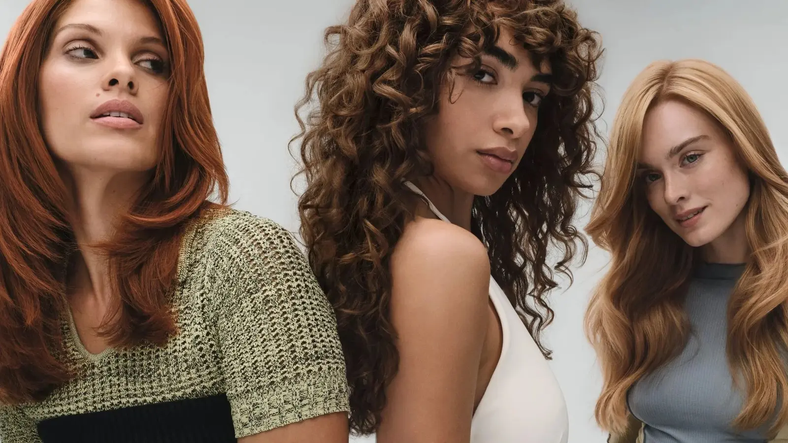 Brunette, copper and blonde Pure Perfection colour results